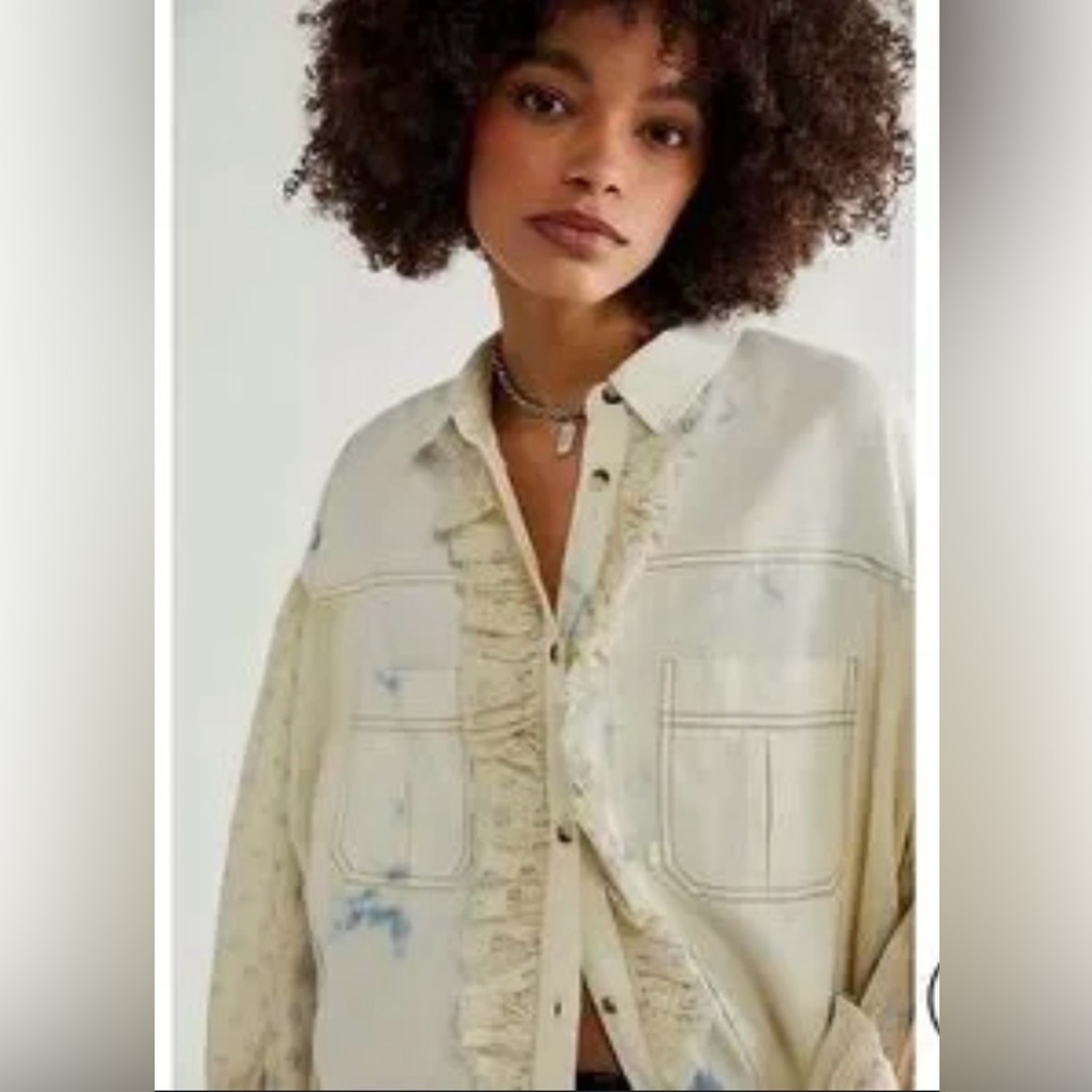 NWT: Free People We the free faded by the sun tunic shirt